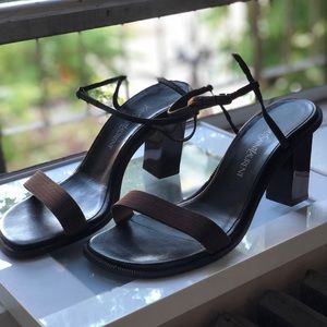 Yves Saint Laurent Summer Heels copper/brown